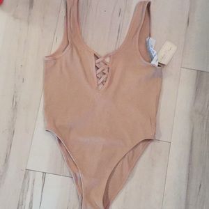 Bodysuit in dusty pink